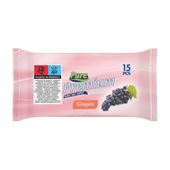 PURE PREMIUM Servetele umede de buzunar 15 buc