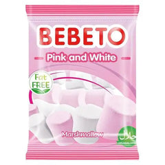 BEBETO Marshmallow (bezea) pink&white 30 gr