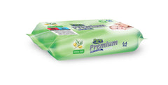PURE PREMIUM Servetele umede pentru copii cu capac 64 buc