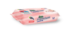 PURE PREMIUM Servetele umede pentru copii cu capac 64 buc