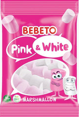 BEBETO Marshmallow (bezea) pink&white 60 gr