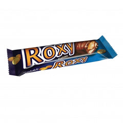ROXY Baton glazura ciocolata nugat, alune si caramel 45gr