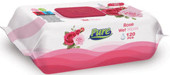 PURE Servetele umede cu capac 120 buc
