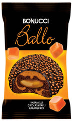 BONUCCI BALLO Prajitura cacao cu glazura de ciocolata si crema de ciocolata 45 gr