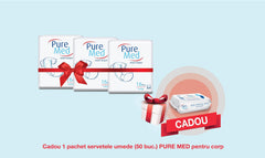 Pachet Promo: 3x PURE MED Scutece incontinenta adulti 16 buc (LARGE) + CADOU 1 pachet aleze PURE MED