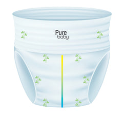 PURE BABY Organic Bamboo scutece Nr. 5 junior (11-20 kg), 40 buc