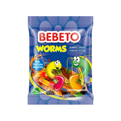 BEBETO Jeleuri mix worms 80 gr