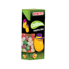 BEBETO COOL BEANS Guma de mestecat tropic mix 30 gr