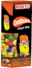 BEBETO COOL BEANS Guma de mestecat fruit mix 30 gr