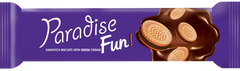 PARADISE FUN Biscuiti cu crema de cacao 60 gr