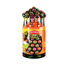 GUM MAXI Coloreaza limba Acadele cu aroma de fructe si guma de mestecat 15 gr
