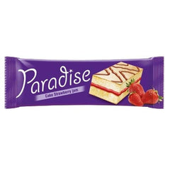 PARADISE Prajitura sandwich neglazurata cu crema capsuni 25 gr