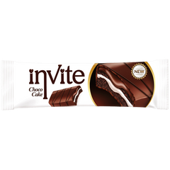 INVITE CHOCO CAKE Prajitura cu glazura de cacao si crema de lapte 45 gr