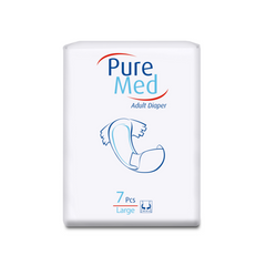 PURE MED Scutece incontinenta adulti large, 7 buc