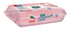 PURE PREMIUM Servetele umede pentru copii cu capac 90 buc