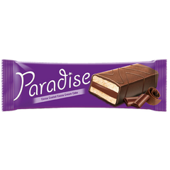 PARADISE Prajitura cu glazura de cacao si crema cacao 25 gr